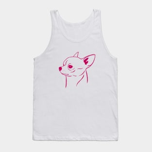 Chihuahua (Yellow and Berry) Tank Top